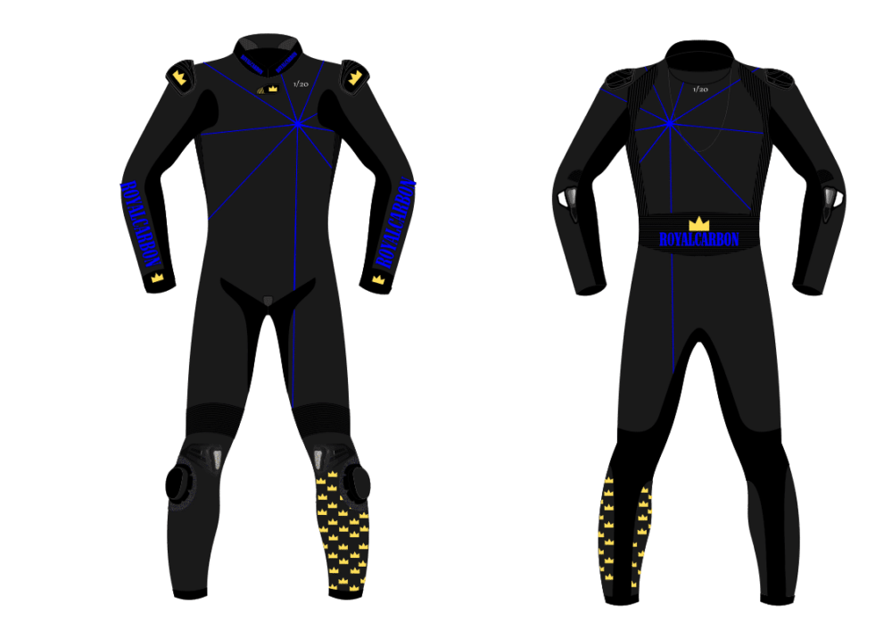 Pack Bronze Combinaison moto personnalisée - 3 designs en édition limitée