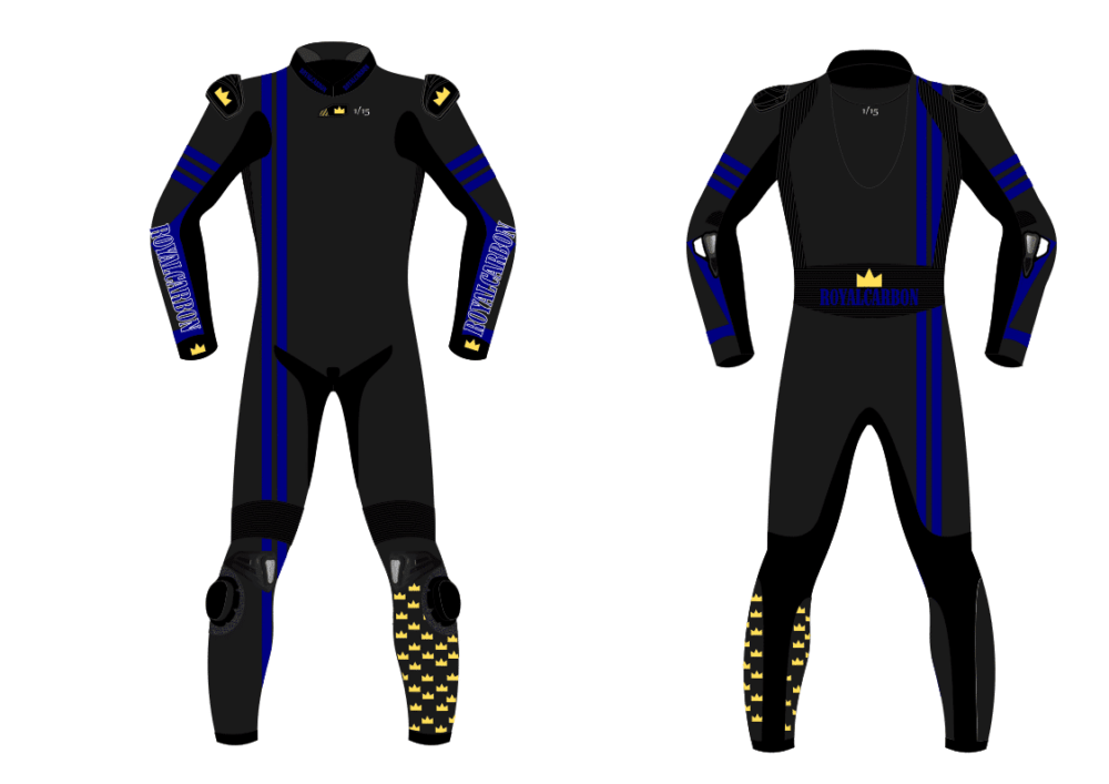 Pack Bronze Combinaison moto personnalisée - 3 designs en édition limitée