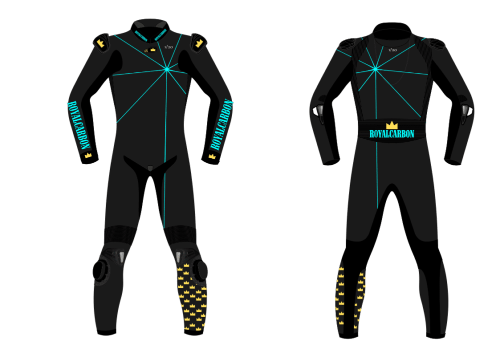 Pack Bronze Combinaison moto personnalisée - 3 designs en édition limitée