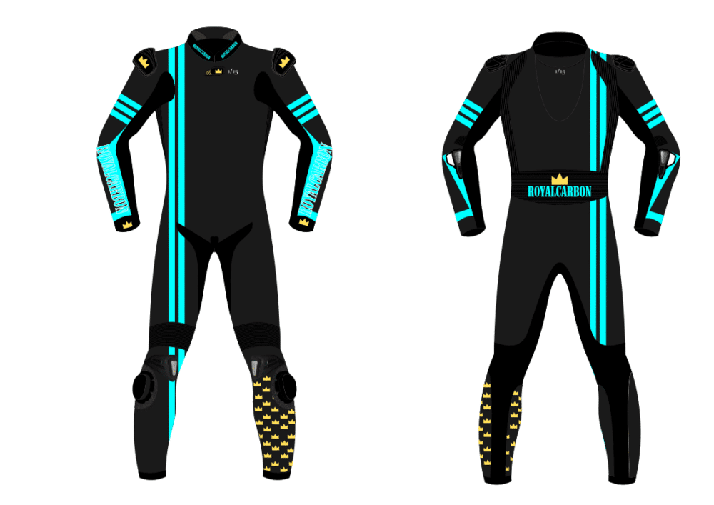 Pack Bronze Combinaison moto personnalisée - 3 designs en édition limitée