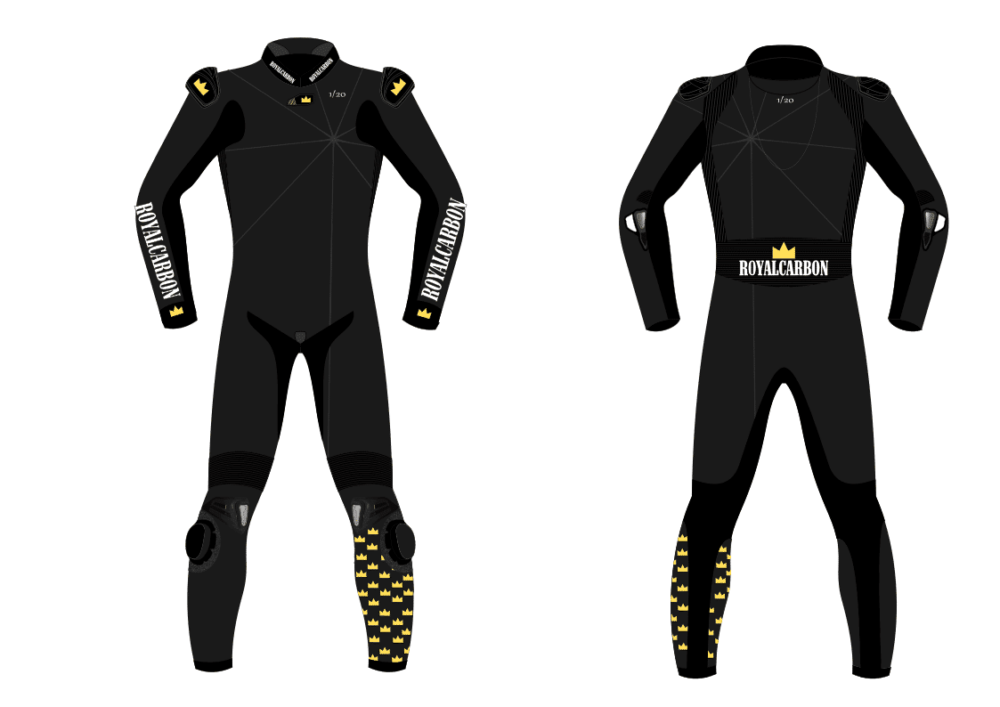 Pack Bronze Combinaison moto personnalisée - 3 designs en édition limitée