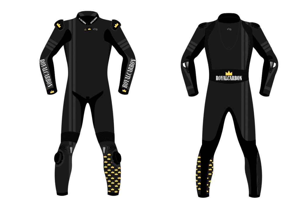 Pack Bronze Combinaison moto personnalisée - 3 designs en édition limitée
