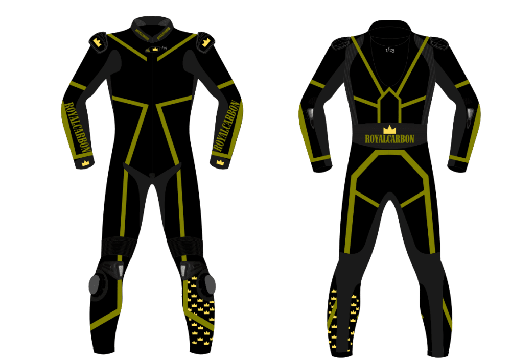 Pack Bronze Combinaison moto personnalisée - 3 designs en édition limitée