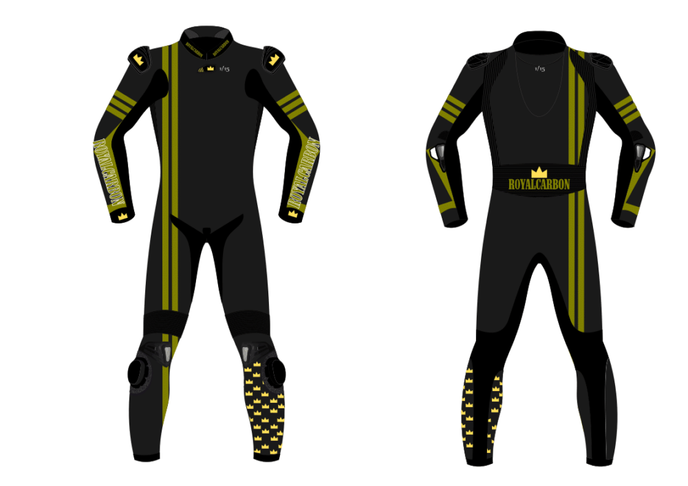 Pack Bronze Combinaison moto personnalisée - 3 designs en édition limitée
