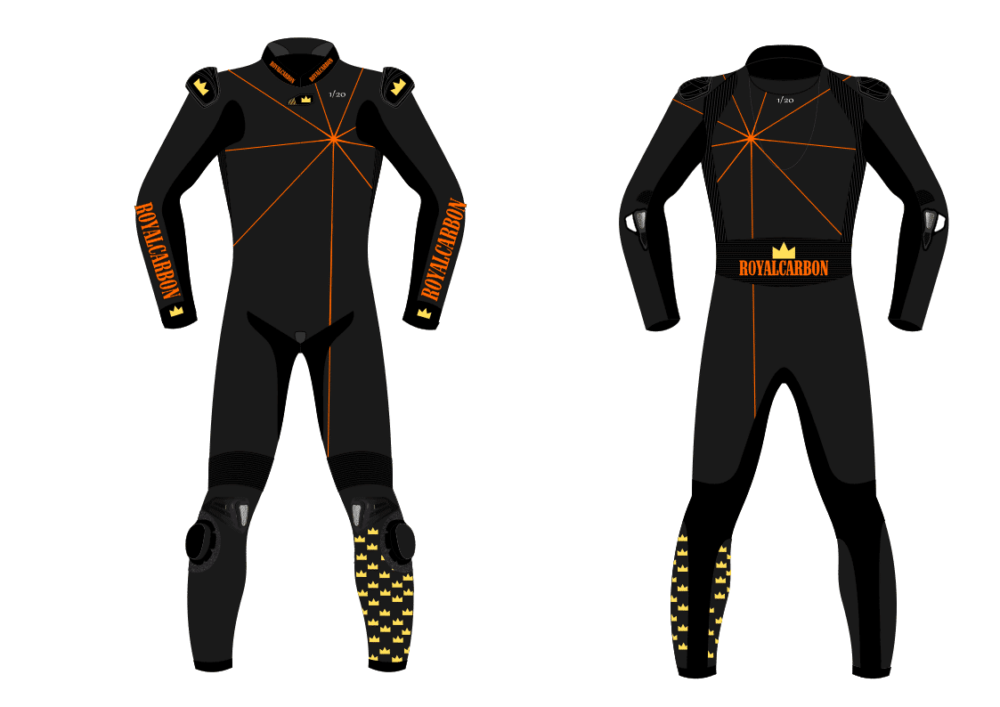 Pack Bronze Combinaison moto personnalisée - 3 designs en édition limitée