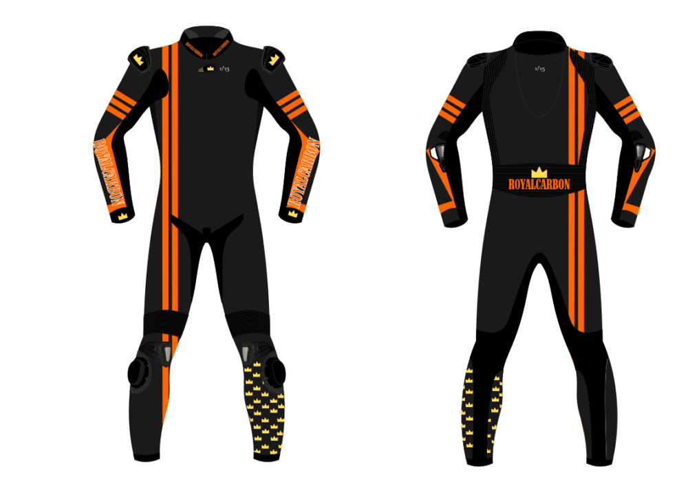 Pack Bronze Combinaison moto personnalisée - 3 designs en édition limitée