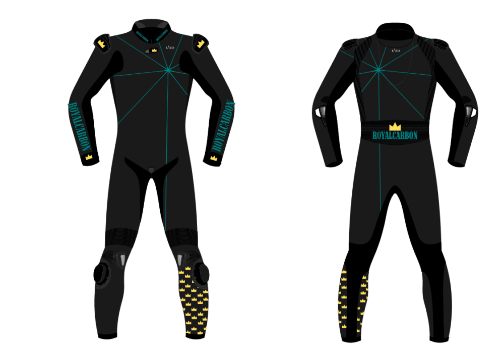 Pack Bronze Combinaison moto personnalisée - 3 designs en édition limitée