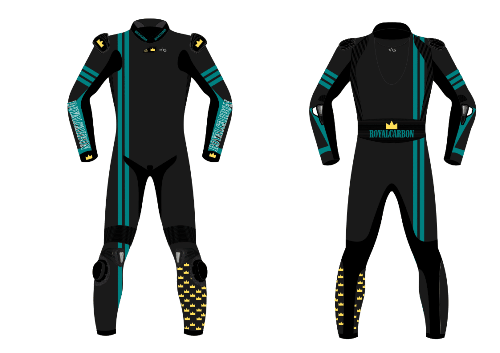 Pack Bronze Combinaison moto personnalisée - 3 designs en édition limitée