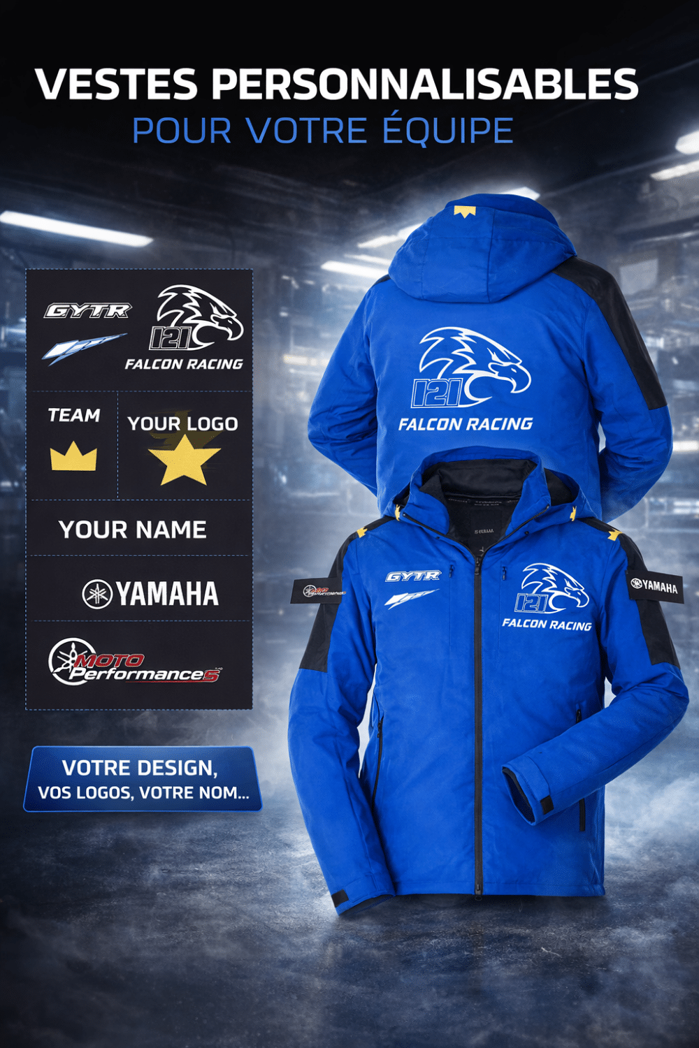 ROYALCARBON VESTE PERSONNALISABLES